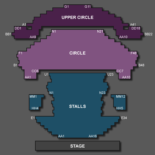 Milton Keynes Theatre Seating Chart